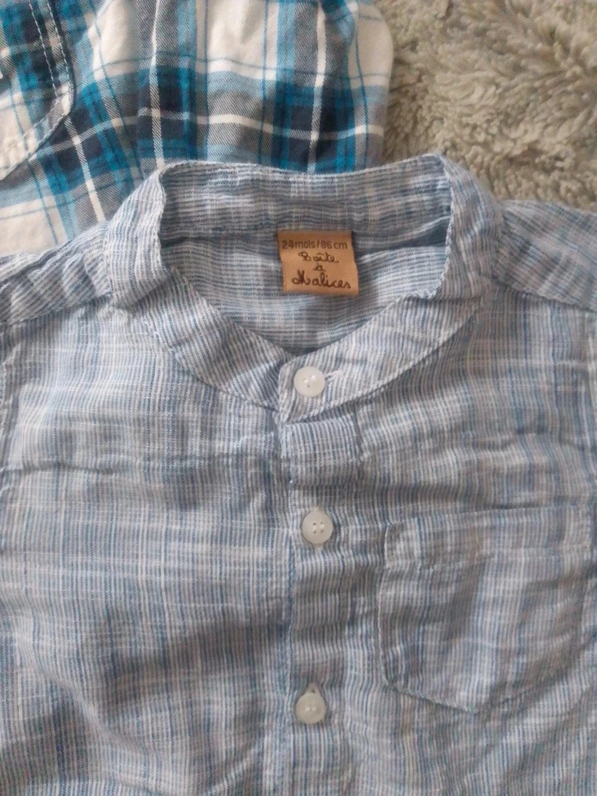 Lot de 2 chemises garçon 2 ans – photo 2